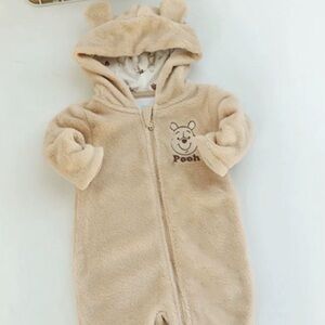 Disney Pooh Bear Pramsuit- 0months Newborn